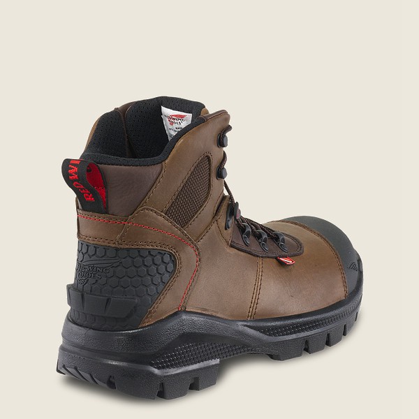 Botas de Seguridad Red Wing Hombre Marrom/Negros - Crv™ - 6-Inch Toe - 021-XWYIPD